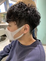 メンズショートパーマ