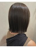 切りっぱなしボブ