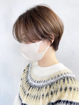 アルバム 渋谷パルコ(ALBUM) 丸みマッシュショート_グレージュカラーボブウルフ_ba368272