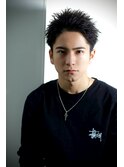 オールバックショート