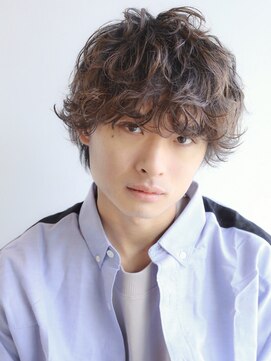 アンドレイ 表参道(andrey) 【ANDREY】アッシュブラック/ハイライト/マッシュパーマ/ウルフ