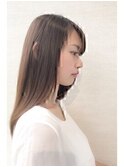 【髪質改善】柔らかいストレートとヌーディーベージュ系カラー☆