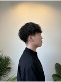 ツイストスパイラルパーマ+ショートマッシュ