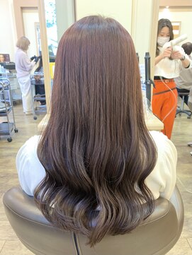 アルターリール(aL ter Rire) 切りっぱなしボブ/エアリーロング/美髪/ピンクブラウン/福原遼華