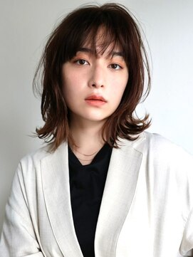 ミットバイツリー センター北(mit by tree) グレーベージュ×レイヤーボブ