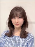 くびれヘア/似合わせ/小顔カット/顔まわり/前髪