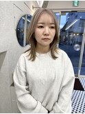 【KOS 立川】ミディアムレイヤー×クリームホワイト