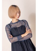 黒髪/ボブルフ/ネビージュ/小顔/ワンレン/吉祥寺/髪質改善/前髪