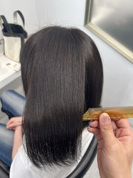 トランス(TRUNS) カット+ケアカラー+髪質改善ULTOWAトリートメント