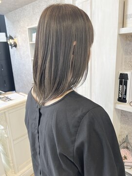 キャアリー(Caary) 福山市美容師求人スタッフ募集くすみベージュナチュラル髪質改善