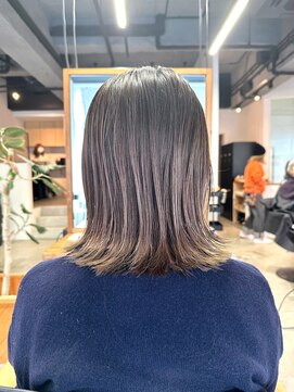 ノート(note) 細めハイライトくすみベージュ