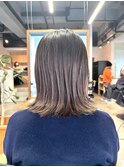 細めハイライトくすみベージュ