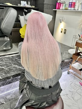 チュダック(ChuDuck) 韓国風《ペールピンク》ハイトーン/ケアブリーチ/ダブルカラー