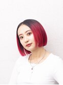 【内麻衣子】派手カワぱっつんボブ
