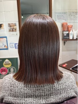 チアー ヘアリラクゼーション(cheer HAIRRELAXATION) 切りっぱなしボブ