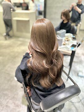 アクション 心斎橋店(ACTION) 心斎橋ハイトーンカラー ミルクティーベージュ ブリーチカラー
