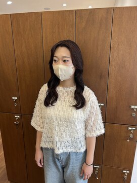 ルプラ ブリリアント(le-pla brilliant) ラベンダーピンク×韓国風巻き髪