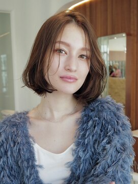 エースハバナ 渋谷(1 HAVANA) チョコグレージュ/20代30代大人かわいい/ミディアムレイヤー