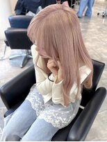 ペレ アネックス 大阪梅田茶屋町店(PELE ANNEX)&nbsp;ホワイトグレージュ/デジタルパーマ/チェリーブラウン/梅田