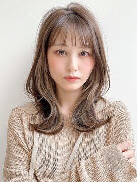 アグノス 青山(Agnos) ☆暗めカラーデジタルパーマ前髪モテ髪うるツヤデザインカラー
