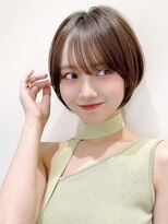 セイドット オモテサンドウ(Say. omotesando) Say.ショートボブレイヤーショートオリーブグレーひし形ショート