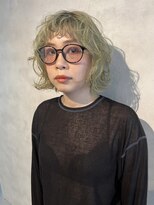 サンルーム(SUN room)&nbsp;オン眉ハイトーンボブアレンジ