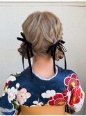 卒業袴着付け＋ヘアセット