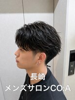 コア(CO:A) フェザーパーマ センターパート韓国ニュアンスパーマメンズ長崎