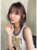 Liberte 銀座 レイヤーボブ×ココアグレージュ