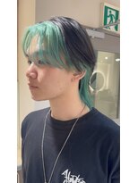 キャンバス バイ ネオリーブ 横浜西口(Canvas by neo.)&nbsp;横浜★インナーカラーエメラルドグリーン