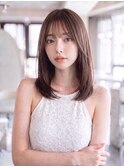 ミディアムレイヤー＊顔周りレイヤー＊シアーバング