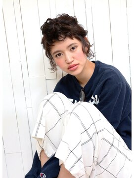 ツナリガ(Tsunariga) 【Tsunariga】　うぶバングのフリンジアレンジ