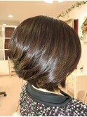 ☆４０代～お奨め！お手入れ要らず！潤い艶KIRARAオシャレボブ☆