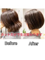 セラ バイ ユーレルム(SerA by U-REALM)&nbsp;癖改善ボブ　担当 森