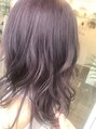 オーブ ヘアー ライラ 山王店(AUBE HAIR raira) 透け感カラー、パープル、ブリーチ後の色落ちが綺麗ですよ(^^)