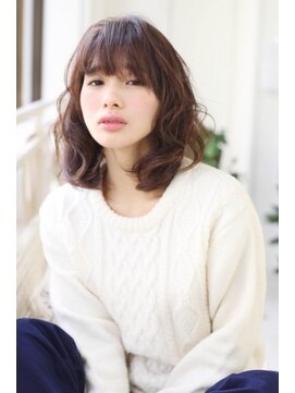 フォルテ 城北店 鎖骨レングスのカジュアルカール○