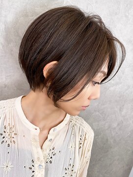 アヴァロン(AVALON) 多毛、髪の毛固め、癖毛でも決まる◎ひし形ショートボブ