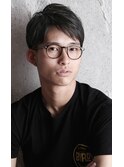 ソフトツーブロックフェザーマッシュくせ毛風パーマビジネス 1