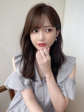 アフロート ディル(AFLOAT D'L) 20代30代40代小顔外ハネミディアムひし形シルエットくびれミディ