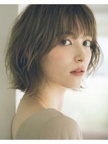 ガーランドギンザ(Garland Ginza)&nbsp;【Garland GINZA】フリンジウェーブ大人かわいい前髪ボブ