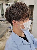 フィフス 原宿(fifth)&nbsp;刈り上げマッシュショートツイストスパイラルパーマツーブロック