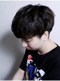 ナチュラルマッシュ刈り上げツーブロック【VIST椎名 昭代】