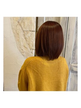 ルパラディ(leparadis) マゼンダ×ミディアムボブ