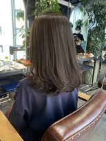 【地毛風カラー】ブラウングレージュ