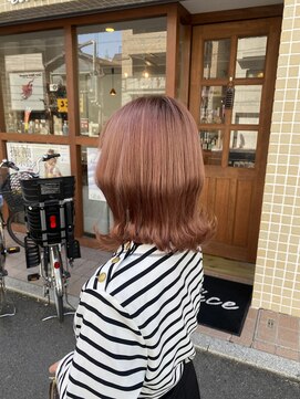 ソワン ドゥ ブレス エルネ 立花店(soin de brace elne) ピンクアッシュ/ピンクベージュ/ハイトーン/クラゲヘアー