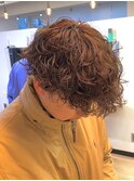 波巻きスパイラルツイストスパイラルパーママッシュメンズヘア