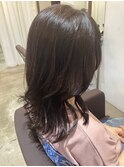 セミロングレイヤー