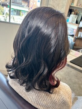 ヘアーエポック(hair epoque) ふんわりカールヘルシースタイルルーズヘアショコラアッシュ