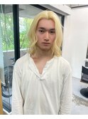 抜きっぱなしブロンド　メンズボブ