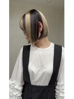 ジゼル(gisele)&nbsp;(小山)セクションカラーとボブ